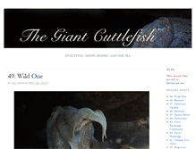Tablet Screenshot of giantcuttlefish.com